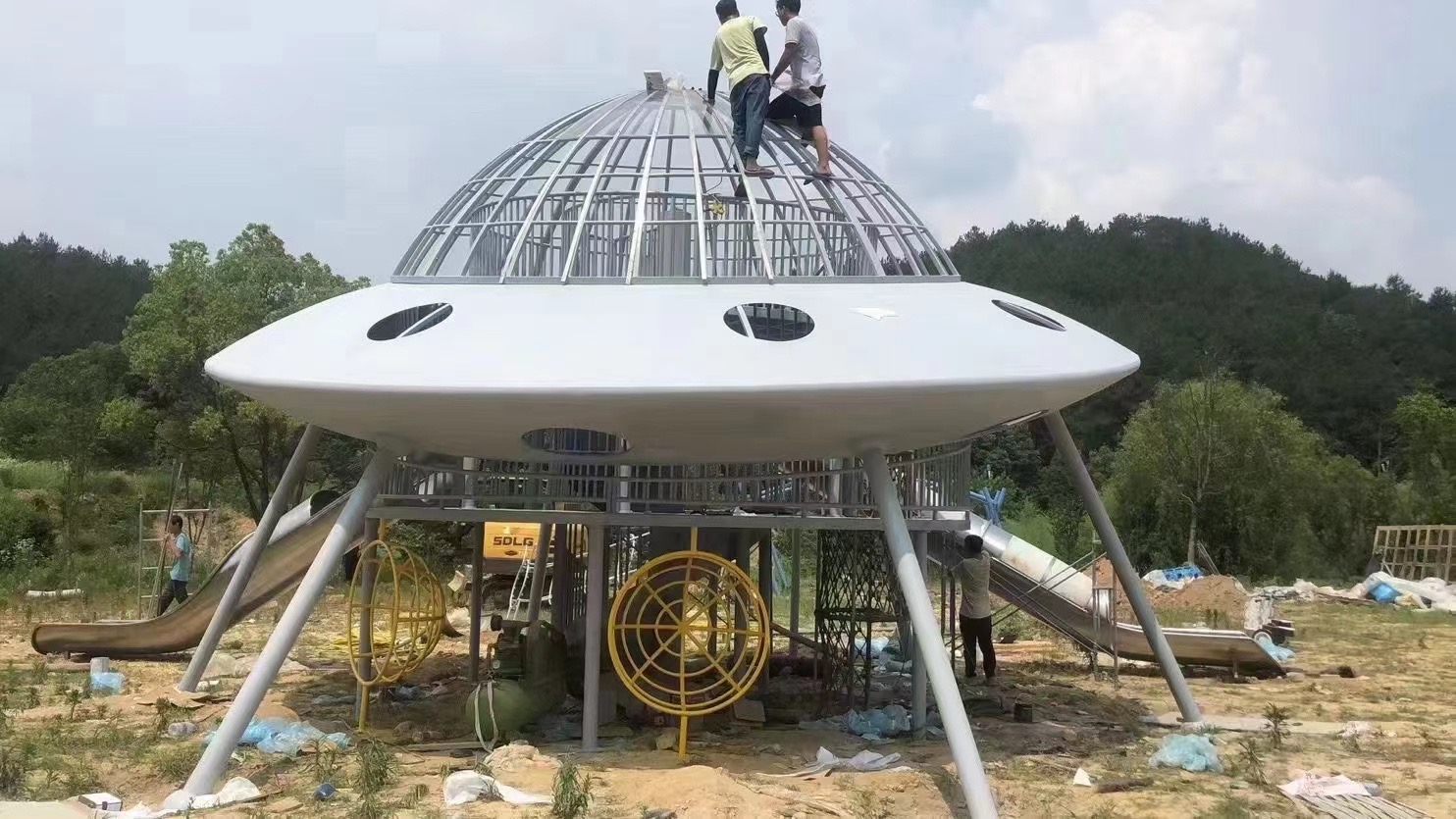 太空舱组合滑梯