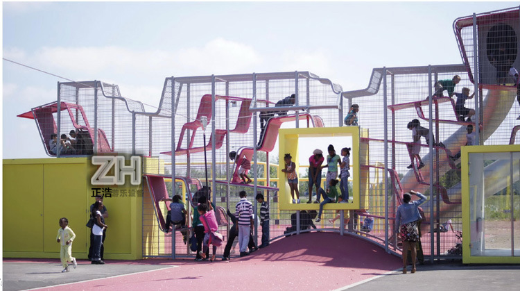 户外立体迷宫呼啦墙