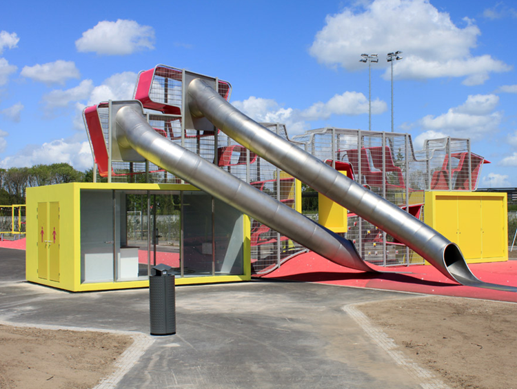 户外立体迷宫呼啦墙