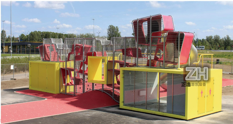 户外立体迷宫呼啦墙