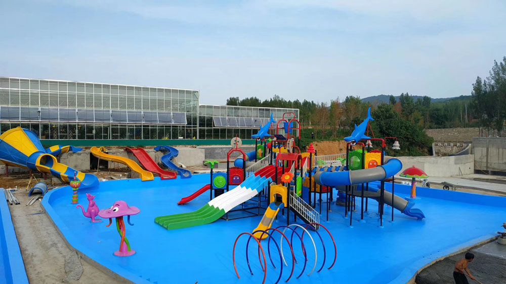 水上乐园组合滑梯 (4)