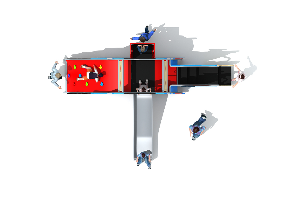 PE板组合滑梯 (12)