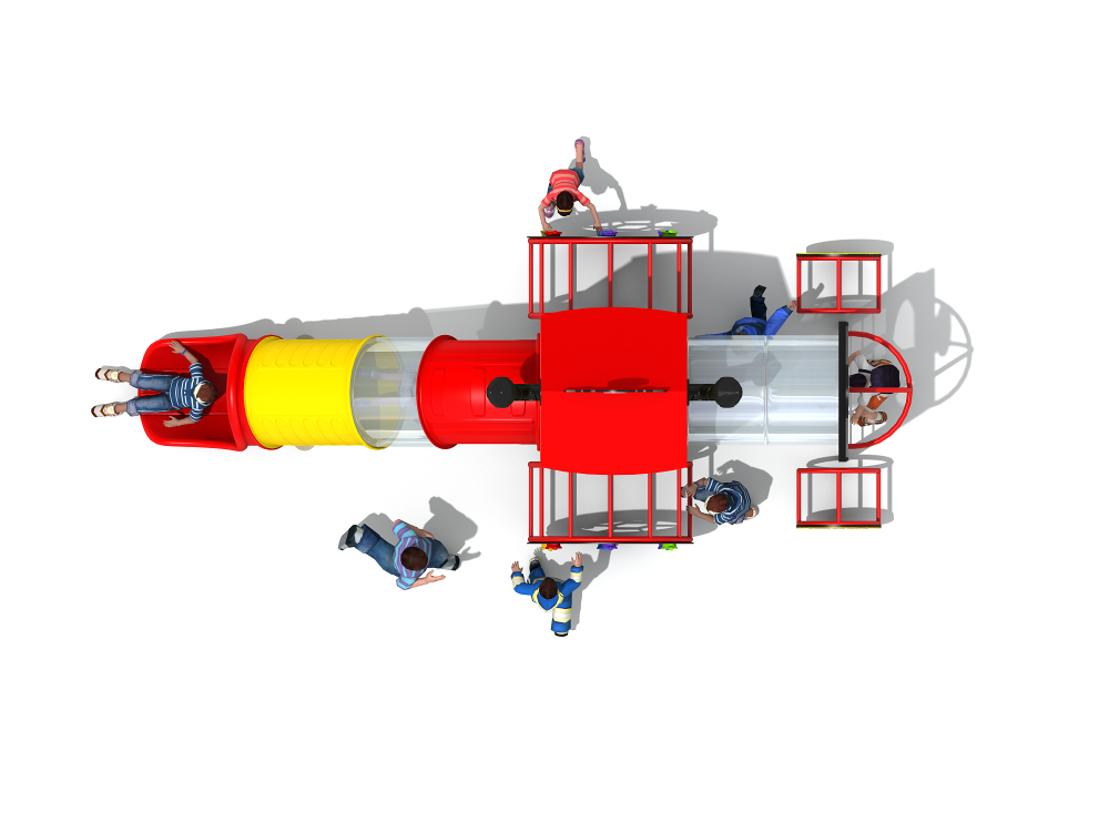 PE板组合滑梯 (15)