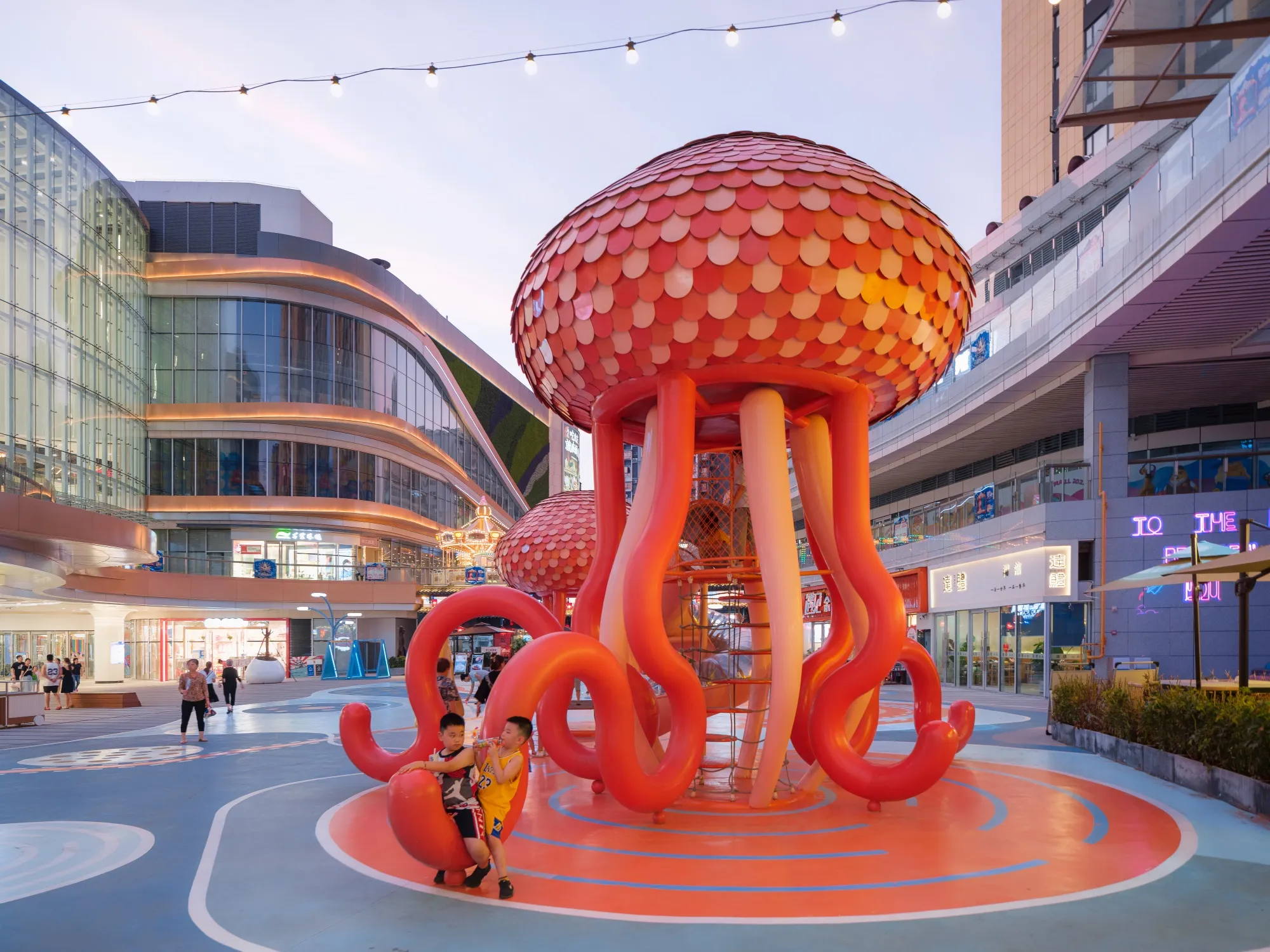 不锈钢滑梯 (14)