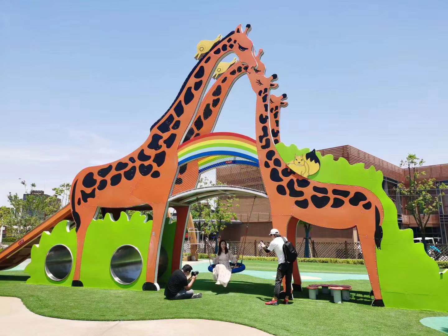 PE板组合滑梯 (60)