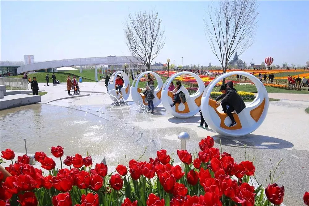 公园脚踏喷水车 (1)